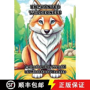 Miniature 9798869116680 Enchanted the World Coloring 4周达 Wilderness Beasts