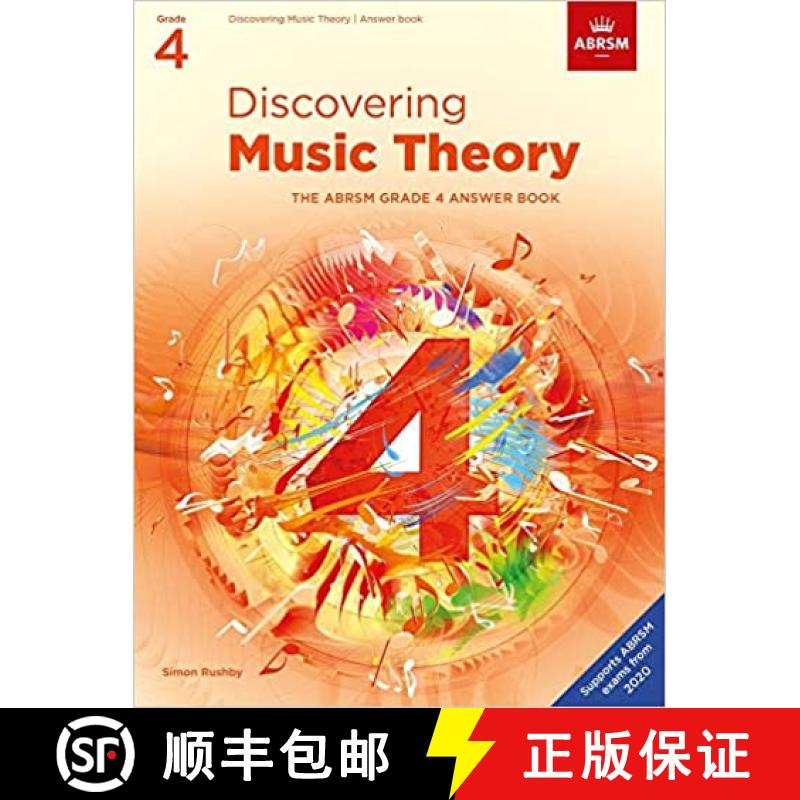 【2-3周达】Discovering Music Theory, The ABRSM Grade 4 Answer Book: Answers (Theory workbooks (ABRSM)) [9781786013538]