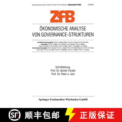 【3-4周达】Ökonomische Analyse von Governance-Strukturen [9783409124508]