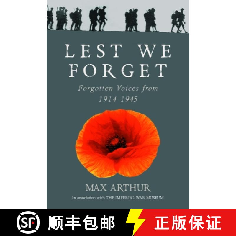 【3-4周达】Lest We Forget : Forgotten Voices from 1914-1945 [9780091960179]