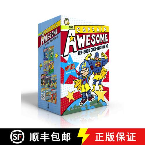 【3-4周达】The Captain Awesome Ten-Book Cool-lection #2 (Boxed Set): Captain Awesome vs. the Evil Bab... [9781665957779]
