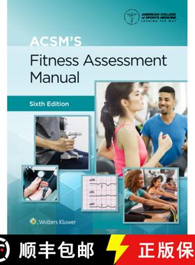 【3-4周达】ACSM's Fitness Assessment Manual 6e Lippincott Connect Print Book and Digital Access Card ... [9781975164454]