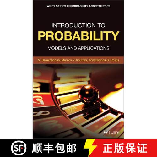 【3-4周达】精装 Introduction To Probability: Models And Applications [Wiley统计学] [9781118123348]