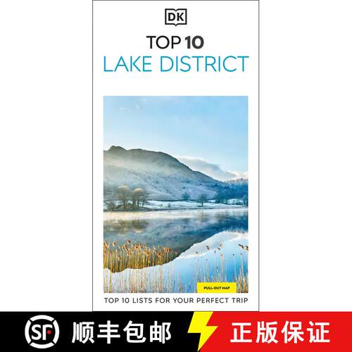 【3-4周达】DK Top 10 Lake District: Top 10 lists for your perfect trip, plus an all-weather folded map [9780241709498]