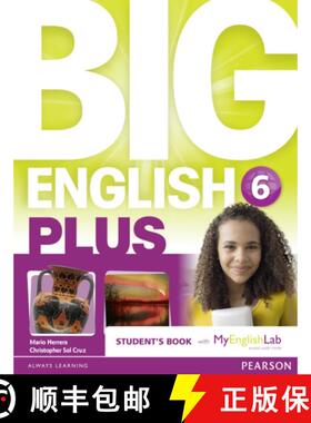 【3-4周达】Big English Plus American Edition 6 Students' Book with MyEnglishLab Access Code Pack New ... [9781292271712]