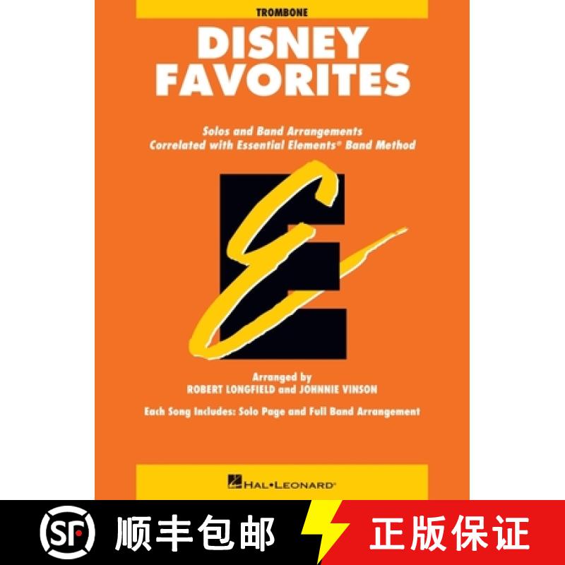 【3-4周达】Essential Elements Disney Favorites for Trombone [9798350121810]