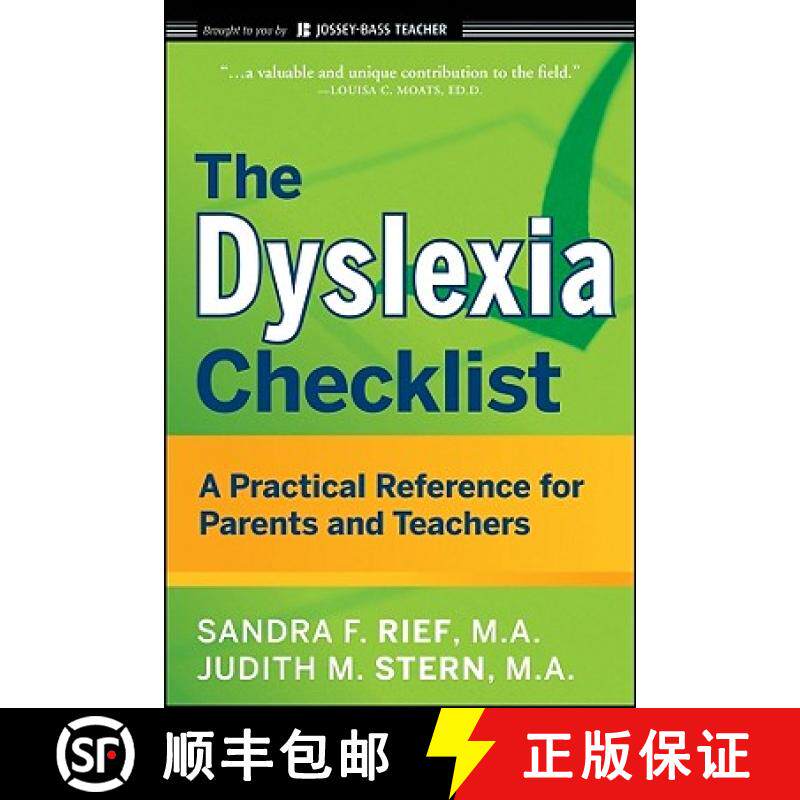 【3-4周达】The Dyslexia Checklist: A Practical Reference For Parents And Teachers [Wiley教育学] [9780470429815]