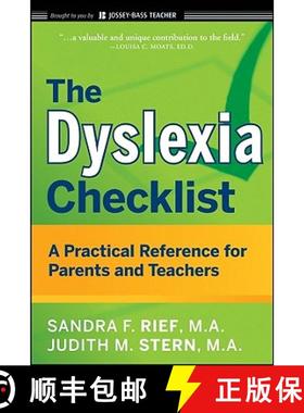 【3-4周达】The Dyslexia Checklist: A Practical Reference For Parents And Teachers [Wiley教育学] [9780470429815]