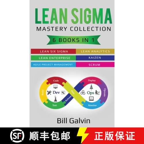 【3-4周达】Lean Sigma Mastery Collection: 6 Books in 1: Lean Six Sigma, Lean Analytics, Lean Enterpri... [9781087865003]