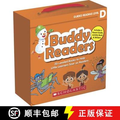【3-4周达】Buddy Readers: Level D (Parent Pack): 20 Leveled Books for Little Learners [9781338317213]