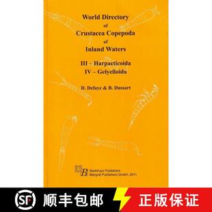 9783823616238 Vols World Directory Copepoda Crustacea 预订 Inland Waters