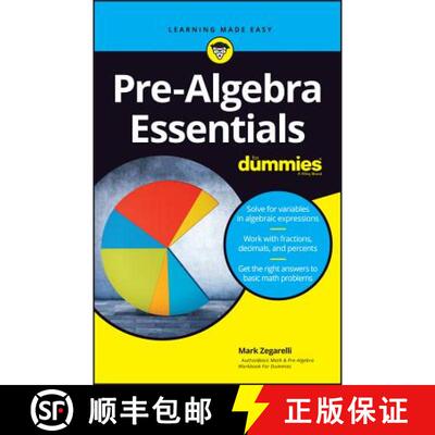 【3-4周达】Pre-Algebra Essentials For Dummies [Wiley数学] [9781119590866]