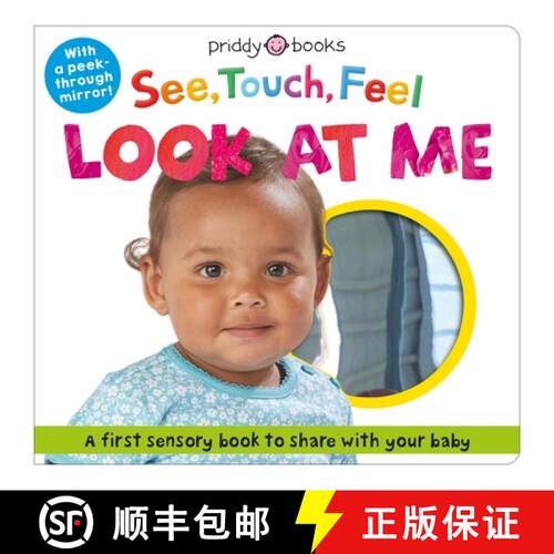 【3-4周达】See, Touch, Feel: Look at Me: With a Peek-Through Mirror! [9781684494255]
