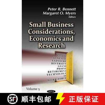 【3-4周达】Small Business Considerations, Economics and Research. Volume 5 [9781629483467]