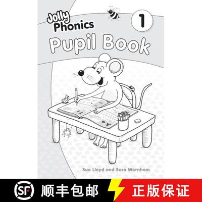 【3-4周达】Jolly Phonics Pupil Book 1: in Precursive Letters (British English edition) [9781844149315]