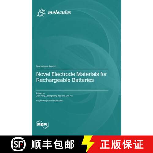 【3-4周达】精装 Novel Electrode Materials for Rechargeable Batteries [9783725852697]