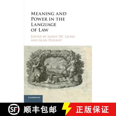 预订 Meaning and Power in the Language of Law [9781107533158]