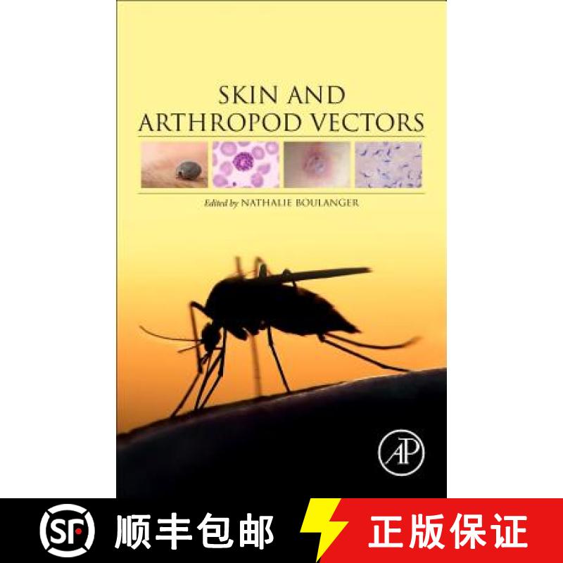 【3-4周达】Skin and Arthropod Vectors [9780128114360]