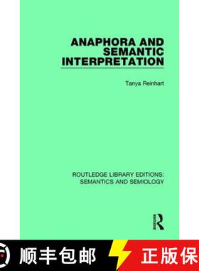 【3-4周达】Anaphora and Semantic Interpretation [9781138690417]