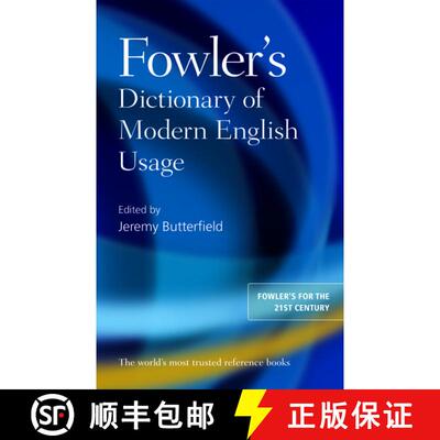 现货 精装 牛津现代英语用法福勒词典 Fowler's Dictionary of Modern English Usage [9780199661350]