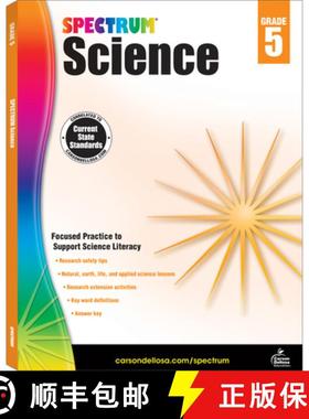 预订 Spectrum Science, Grade 5: Volume 57 [9781483811697]