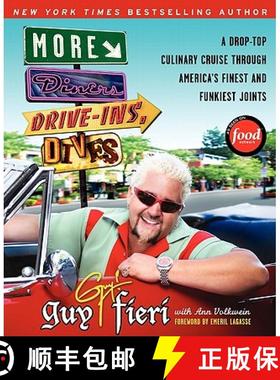【3-4周达】More Diners, Drive-Ins and Dives: A Drop-Top Culinary Cruise Through America's Finest and ... [9780061894565]