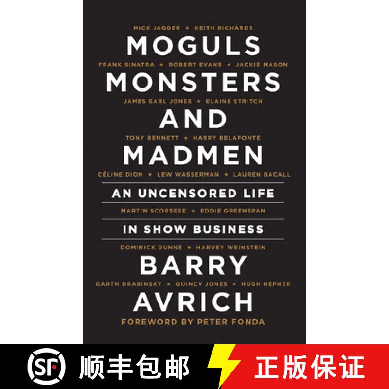 【3-4周达】Moguls, Monsters, And Madmen: An Uncensored Life in Show Business [9781770412873]