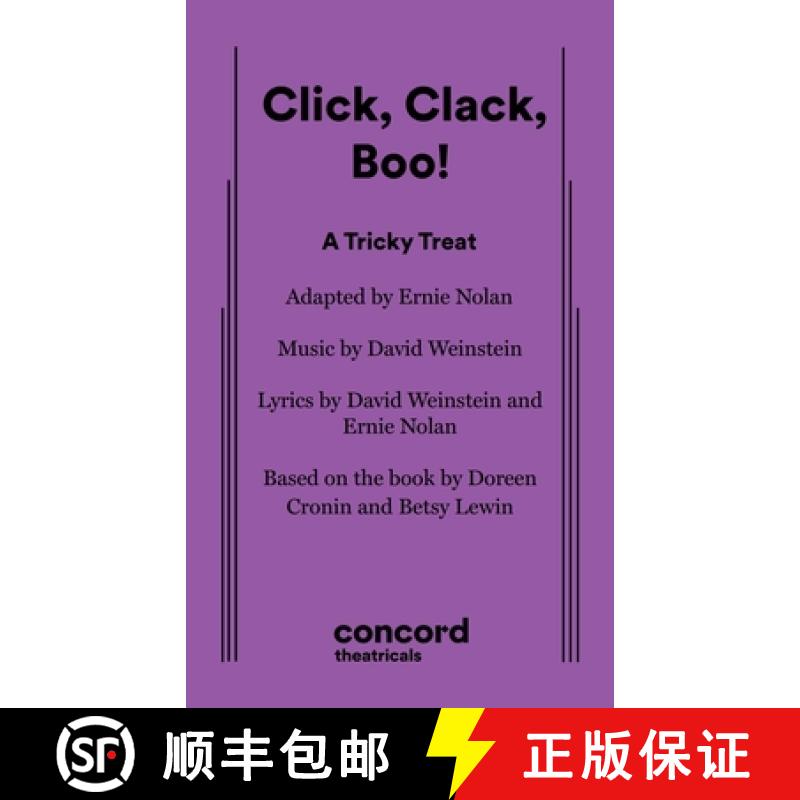 【3-4周达】Click, Clack, Boo! [9780573711121]