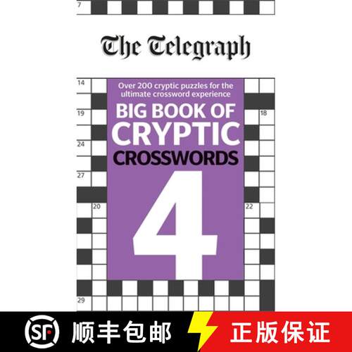 【3-4周达】The Telegraph Big Book of Cryptic Crosswords 4 [9780600636168]