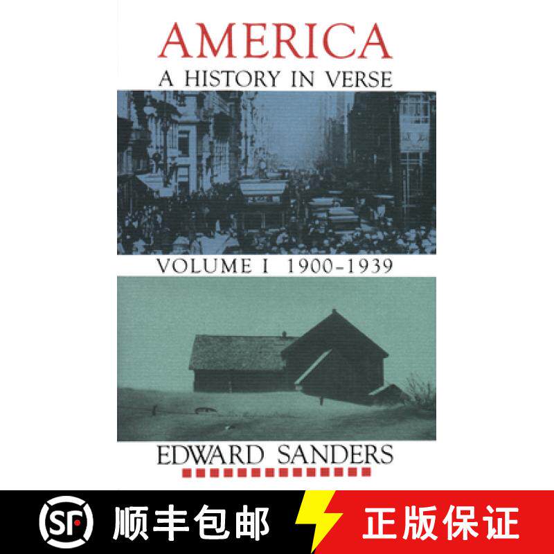 【3-4周达】America: A History in Verse: Volume 1 1900-1939 - 1900-1939 [9781574231175]