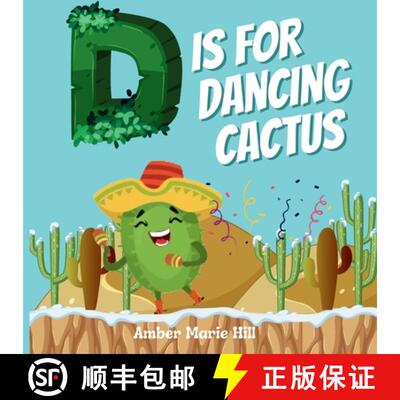 【3-4周达】D Is For Dancing Cactus: Learning the Alphabet the Fun Way [9781088081471]