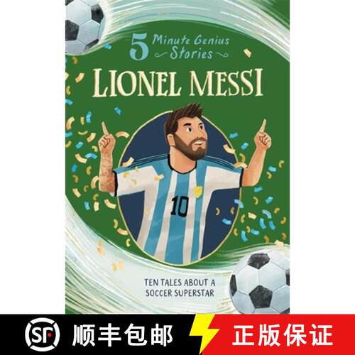 预订 精装 Lionel Messi: 5-Minute Genius Stories [9781454961727]
