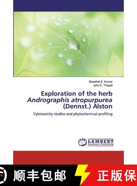 预订 Exploration of the herb Andrographis atropurpurea (Dennst.) Alston [9786200529374]