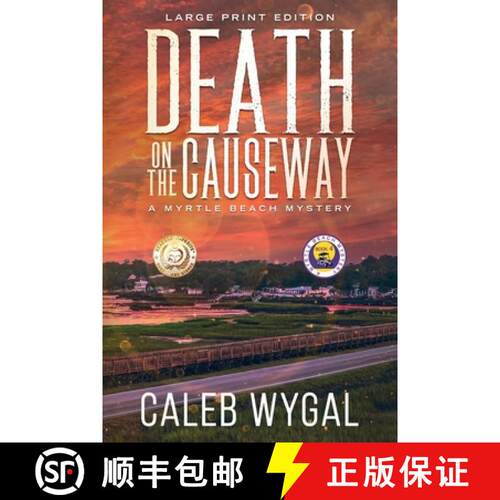 【3-4周达】Death on the Causeway - Large Print Edition: A Myrtle Beach Mystery [9798330450541]