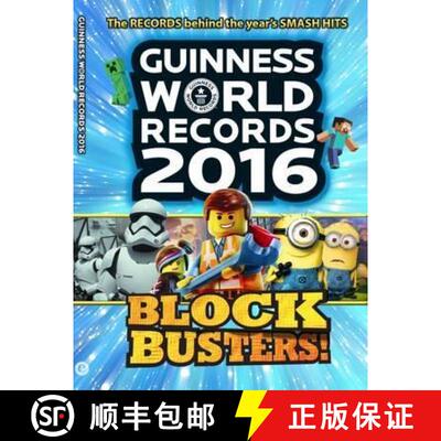 【2-3周达】Guinness World Records 2016 Blockbusters [9781910561461]