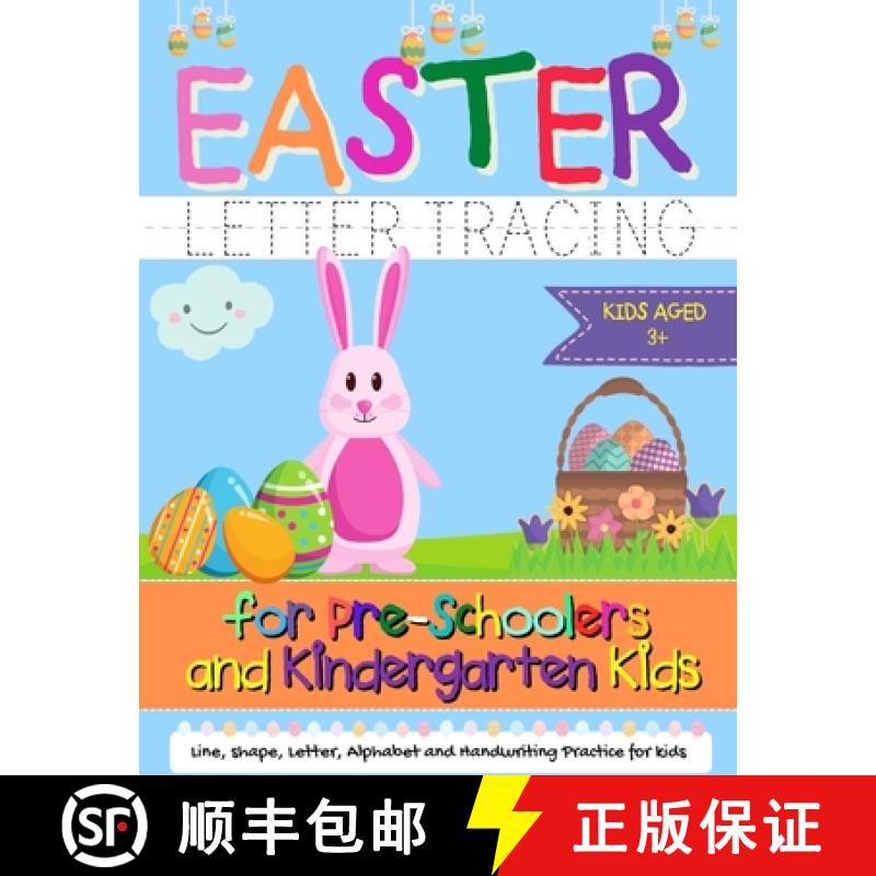 【4周达】Easter Letter Tracing for Preschoolers and Kindergarten Kids: Letter and Alphabet Handwritin... [9781922568861]