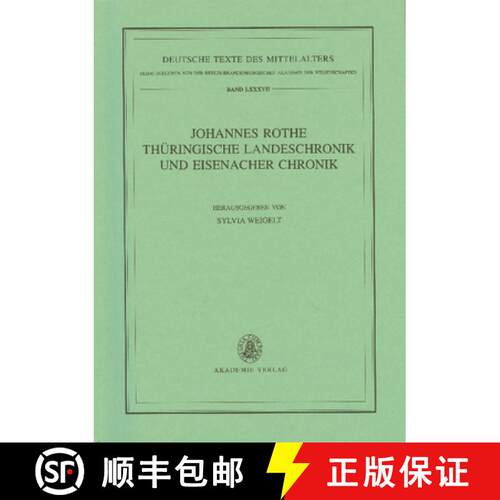 【3-4周达】Johannes Rothe Thüringische Landeschronik und Eisenacher Chronik [9783050044064]