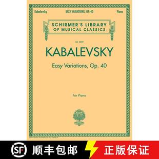 Easy Schirmer 预订 Classics 9781423408482 Op. 2059 Variations Volume Library