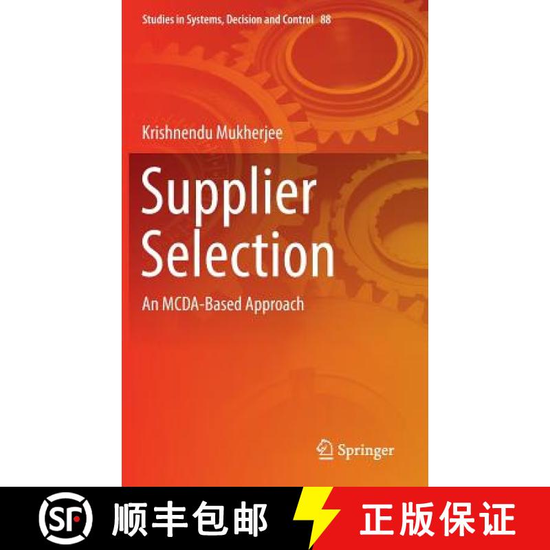 【3-4周达】Supplier Selection : An MCDA-Based Approach [9788132236986]