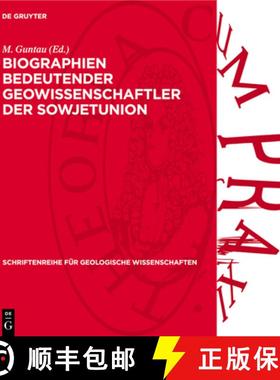 预订 Biographien Bedeutender Geowissenschaftler Der Sowjetunion: 19 Biographische Darstellungen Zu Be... [9783112736760]