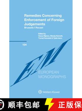 【3-4周达】Remedies Concerning Enforcement of Foreign Judgements : Brussels I Recast [9789041194169]