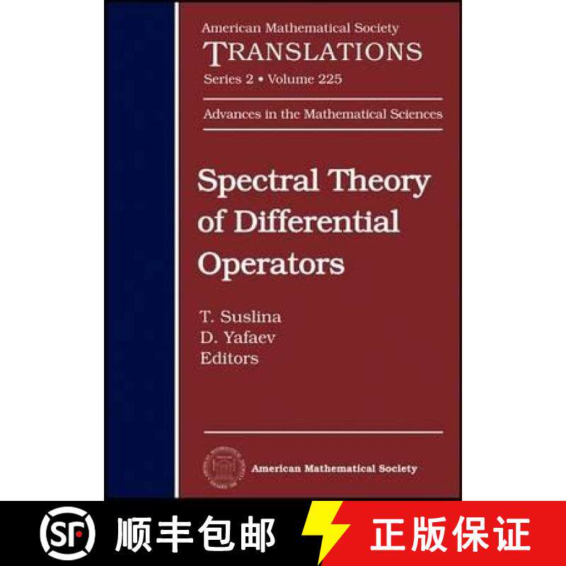 【3-4周达】Spectral Theory of Differential Operators: M. Sh. Birman 80th Anniversary Collection [9780821847381]