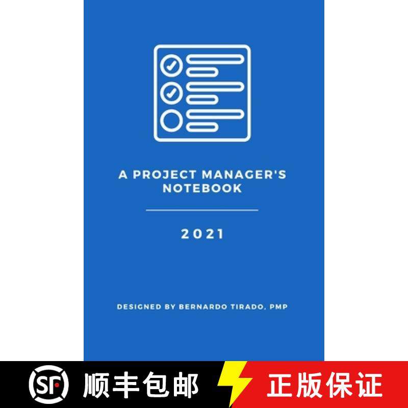 【3-4周达】A Project Manager's Notebook: Designed for the Organized Project Manager [9781716300349]