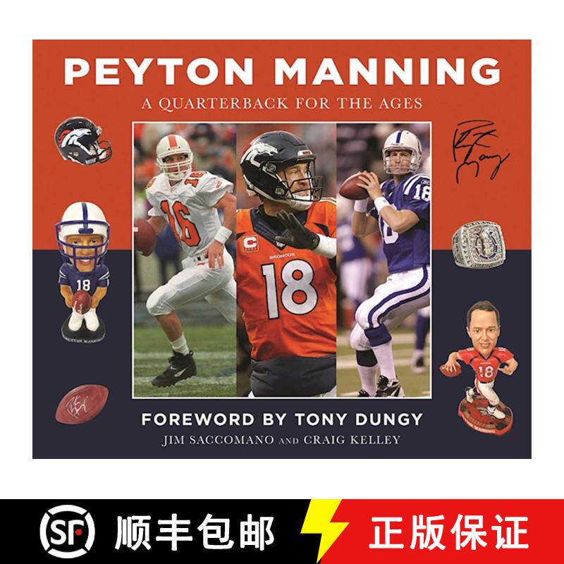 【3-4周达】精装 Peyton Manning: A Quarterback for the Ages [9781613219768]
