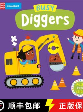 Busy Diggers : A Push, Pull, Slide Book [9781035056163]