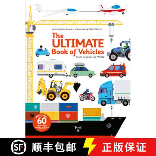 【3-4周达】精装 The Ultimate Book of Vehicles: From Around the World [9782848019420]