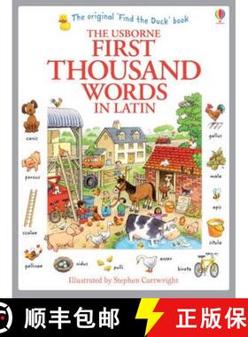 【3-4周达】First Thousand Words in Latin [9781409566151]