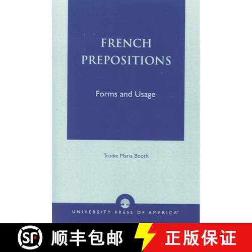 【3-4周达】French Prepositions : Forms and Usage [9780761826118]