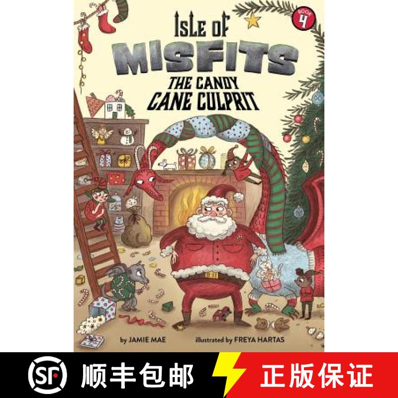 【4周达】Isle of Misfits 4: The Candy Cane Culprit, Volume 4 [9781499808551]