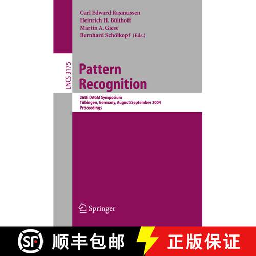 【3-4周达】Pattern Recognition : 26th DAGM Symposium, August 30 - September 1, 2004, Proceedings [9783540229452]